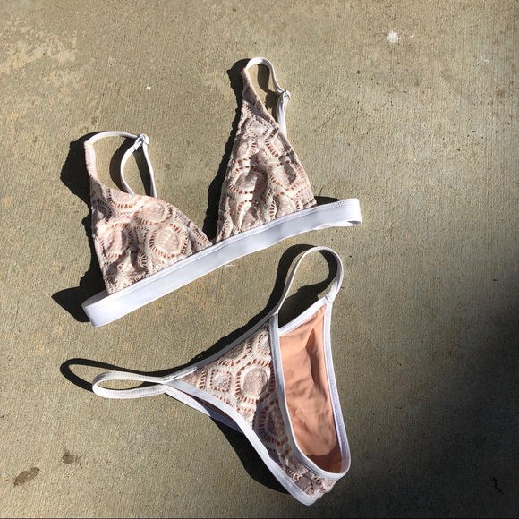 Other - White Lace Bikini